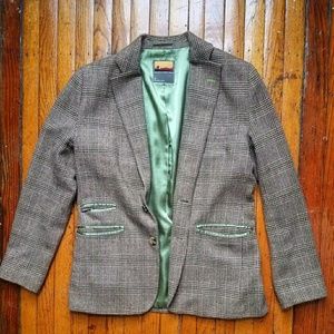 Brooklyn Industries Tartan Blazer